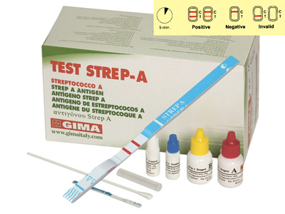 TEST STREP-A - streptococco - striscia