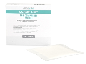 NON WOVEN STERILE GAUZE PADS - 10 x 10 cm - box of 25 pcs.