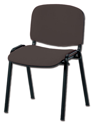 ISO CHAIR - leatherette - black - fireproof (TN 065)
